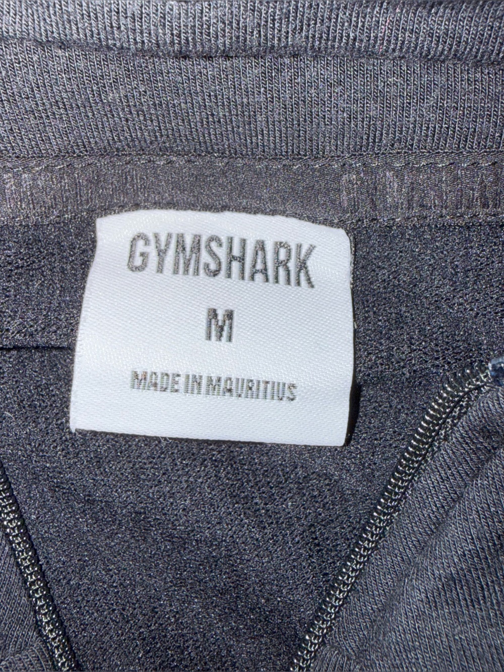 Gymshark Black Half-Zip Pullover Sweatshirt - Picture 3 of 3